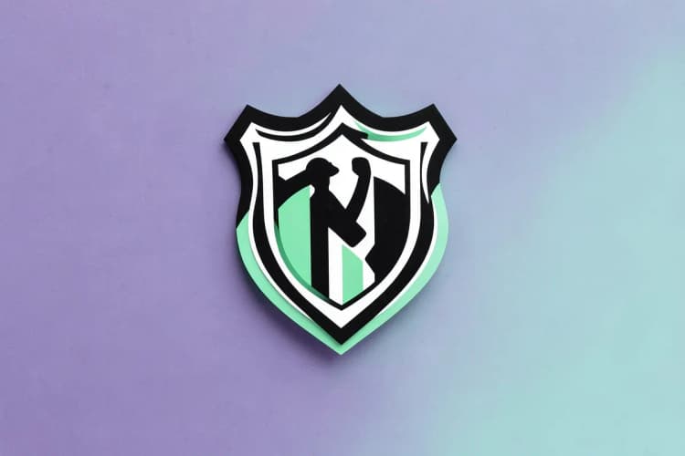 Um topo de bolo com o escudo do Corinthians em papel, pronto para ser usado em um bolo.