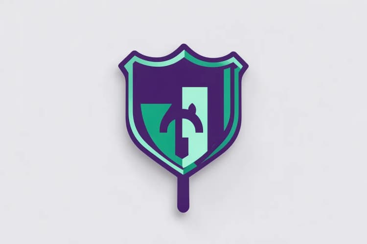 Topo de bolo Corinthians em estilo minimalista, com linhas simples e o escudo.